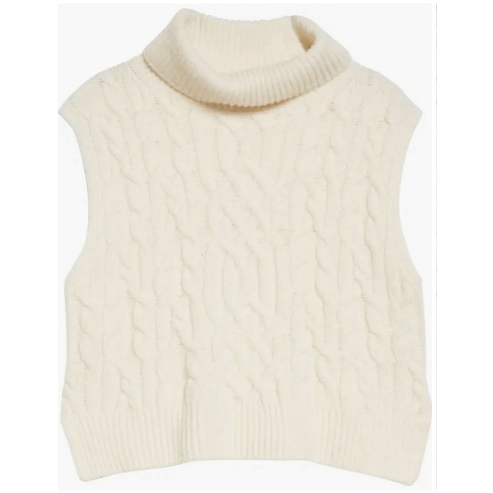 NWT Vince - Twisted Cable Turtleneck Sweater